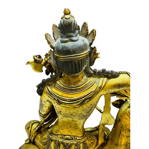 20116 - A Chinese bronze made gilt Buddaha, 16/17th Century Pr. Size:(Height44cm) Condition:(Good Condition,... 