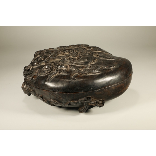 20158 - A Chinese wood box, Qing Daynasty Pr.  Size:(Height10cm, Width29cm, Length29cm) Condition:(Good Cond... 