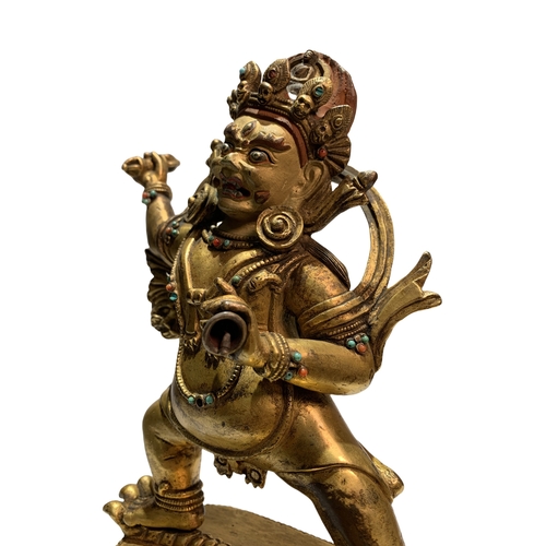 20230 - A Chinese bronze made gilt Buddaha, 16/17th Century Pr. Size:(Height23cm, Width16cm, Depth9.5cm) Con... 