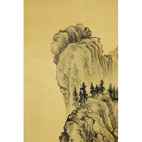 20250 - A Chinese hand painting, 17th/18th Pr. Size:(102x26cm) Condition:(Good Condition, no repairment, age... 