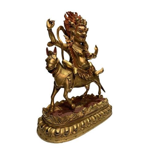 20255 - A Chinese bronze made gilt Buddaha, 16/17th Century Pr. Size:() Condition:(Good Condition, no repair... 