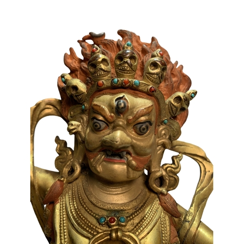 20255 - A Chinese bronze made gilt Buddaha, 16/17th Century Pr. Size:() Condition:(Good Condition, no repair... 