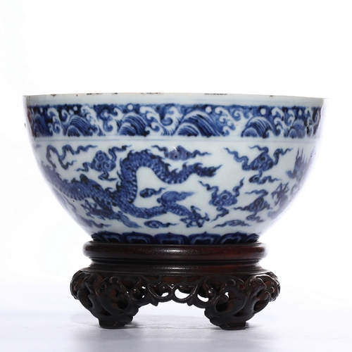 20277 - A Chinese Blue&White bowl, Ming Daynasty Pr.  Size:(Mouth Diameter16.3cm, Height8.5cm) Condition:(Go... 