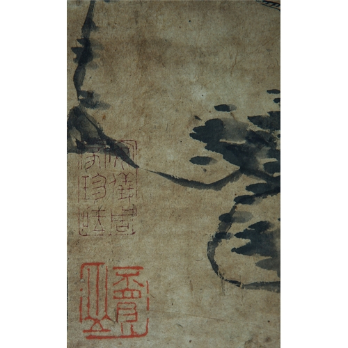 20294 - A Chinese hand painting, 17th/18th Pr. Size:(27x15cm) Condition:(Good Condition, no repairment, age ... 