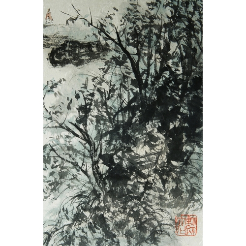 20295 - A Chinese hand painting, 17th/18th Pr. Size:(95x35cm) Condition:(Good Condition, no repairment, age ... 