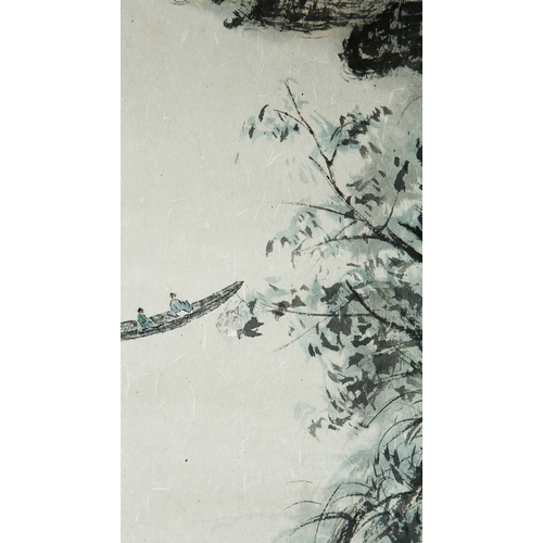 20295 - A Chinese hand painting, 17th/18th Pr. Size:(95x35cm) Condition:(Good Condition, no repairment, age ... 