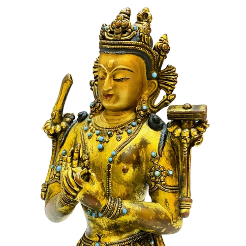 20306 - A Chinese bronze made gilt Buddaha, 16/17th Century Pr. Size:(Height23cm) Condition:(Good Condition,... 