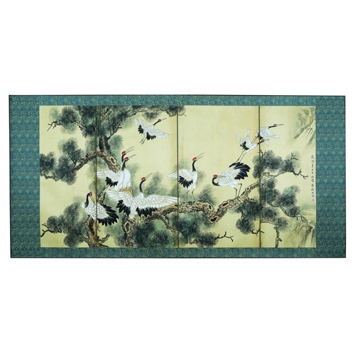 20314 - A Chinese hand painting, 17th/18th Pr. Size:(74x146cm) Condition:(Good Condition, no repairment, age... 