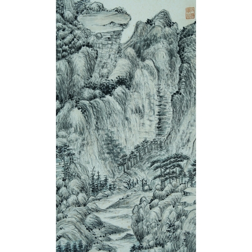 20316 - A Chinese hand painting, 17th/18th Pr. Size:(131x65cm) Condition:(Good Condition, no repairment, age... 