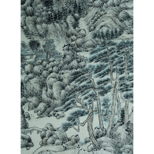 20316 - A Chinese hand painting, 17th/18th Pr. Size:(131x65cm) Condition:(Good Condition, no repairment, age... 