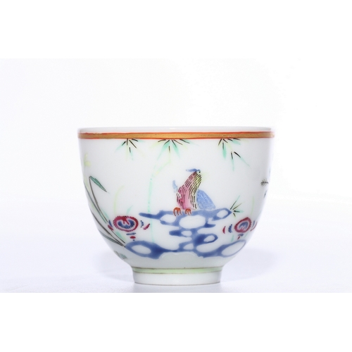 20324 - A pair of Chinese cups, Qing Daynasty Pr.  Size:(Height3.3cm, Mouth Diameter5cm) Condition:(Good Con... 