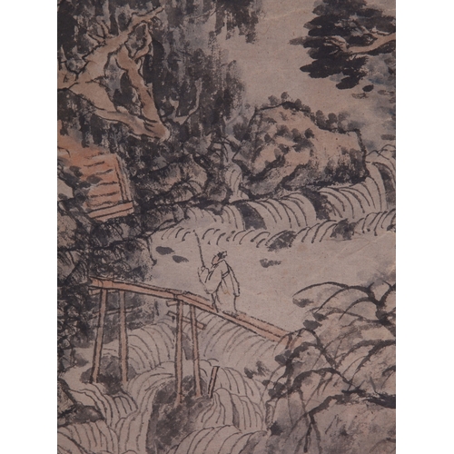 20335 - A Chinese hand painting, 17th/18th Pr. Size:(136x67.5cm) Condition:(Good Condition, no repairment, a... 