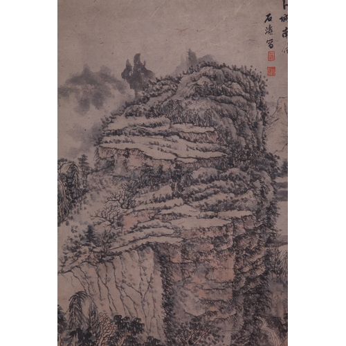 20335 - A Chinese hand painting, 17th/18th Pr. Size:(136x67.5cm) Condition:(Good Condition, no repairment, a... 