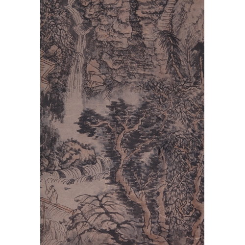 20335 - A Chinese hand painting, 17th/18th Pr. Size:(136x67.5cm) Condition:(Good Condition, no repairment, a... 