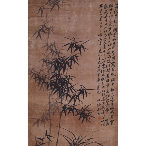 20336 - A Chinese hand painting, 17th/18th Pr. Size:(135x66.5cm) Condition:(Good Condition, no repairment, a... 