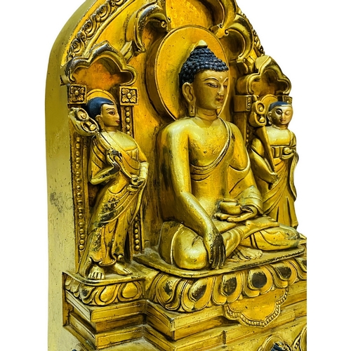 20349 - A Chinese bronze made gilt Buddaha, 16/17th Century Pr. Size:(Height28cm) Condition:(Good Condition,... 