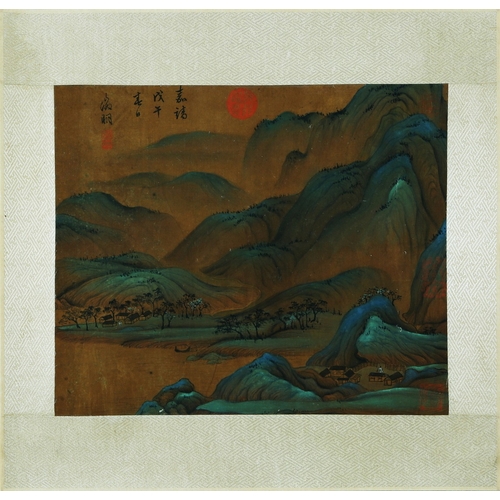 20360 - A Chinese hand painting, 17th/18th Pr. Size:(30x36cm) Condition:(Good Condition, no repairment, age ... 