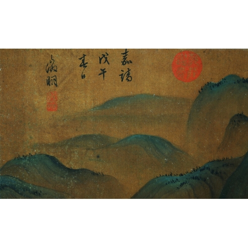 20360 - A Chinese hand painting, 17th/18th Pr. Size:(30x36cm) Condition:(Good Condition, no repairment, age ... 