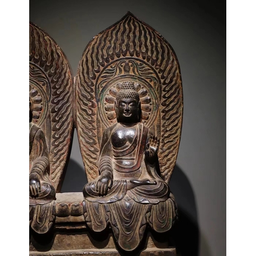 20376 - A Chinese stone sculpture, 14TH Century earlier Pr. Collection of NARA private gallary. Size:(H85CM/... 