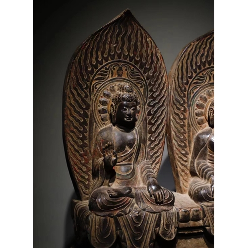 20376 - A Chinese stone sculpture, 14TH Century earlier Pr. Collection of NARA private gallary. Size:(H85CM/... 