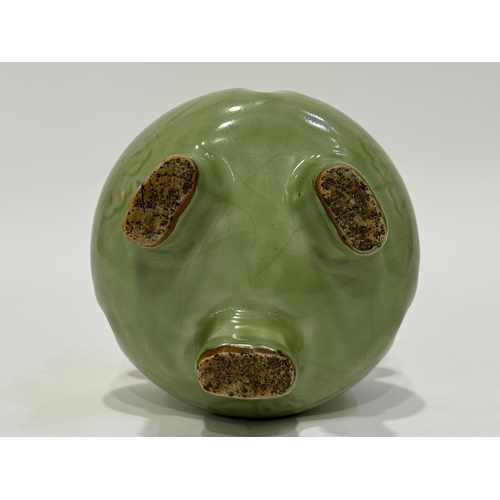 20383 - A Chinese celadon censor, Ming Daynasty Pr.  Size:(Height10cm, Mouth Diameter10.5cm) Condition:(Good... 