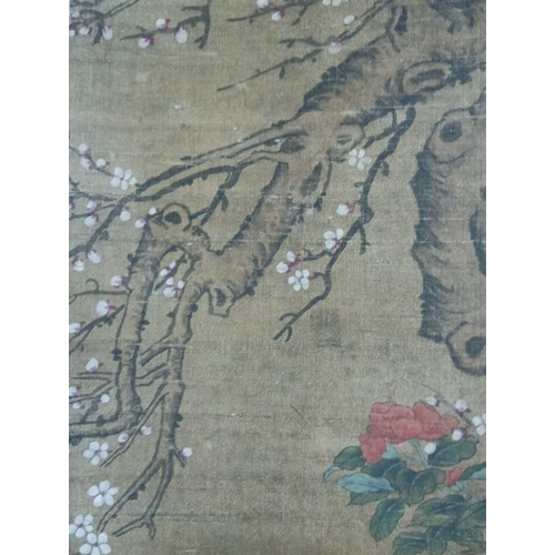 20390 - A Chinese hand painting, 17th/18th Pr. Size:(60x29cm) Condition:(Good Condition, no repairment, age ... 