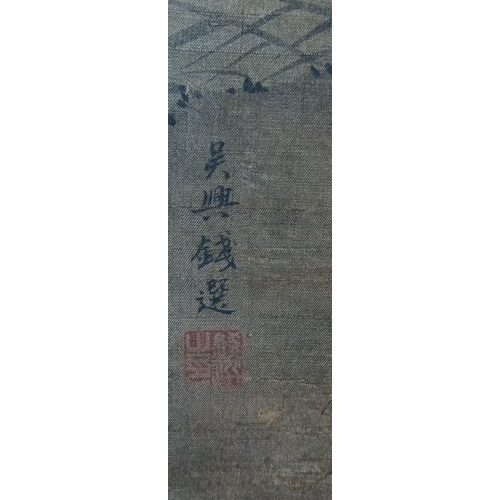 20390 - A Chinese hand painting, 17th/18th Pr. Size:(60x29cm) Condition:(Good Condition, no repairment, age ... 