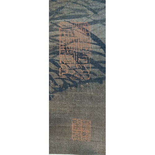 20390 - A Chinese hand painting, 17th/18th Pr. Size:(60x29cm) Condition:(Good Condition, no repairment, age ... 