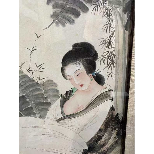 20398 - A Chinese hand painting, 17th/18th Pr. Size:(68x34cm) Condition:(Good Condition, no repairment, age ... 