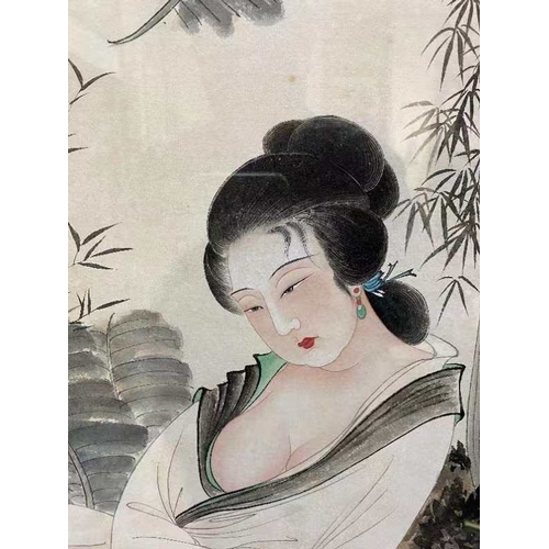 20398 - A Chinese hand painting, 17th/18th Pr. Size:(68x34cm) Condition:(Good Condition, no repairment, age ... 