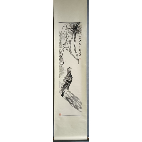 20399 - A Chinese hand painting, 17th/18th Pr. Size:(136x34cm) Condition:(Good Condition, no repairment, age... 