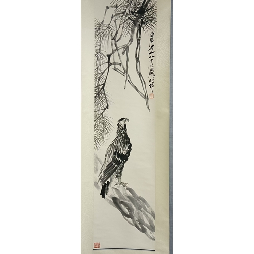 20399 - A Chinese hand painting, 17th/18th Pr. Size:(136x34cm) Condition:(Good Condition, no repairment, age... 