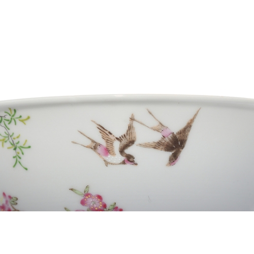 20416 - A Chinese Famille Rose bowl, Qing Daynasty Pr.  Size:(Height6.8cm, Mouth Diamter16.6cm) Condition:(G... 