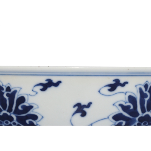 20417 - A Chinese Blue&White bowl, Qing Daynasty Pr.  Size:(Height8.5cm, Mouth Diamter18.8cm) Condition:(Goo... 