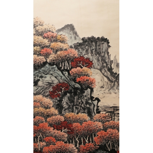 20428 - A Chinese hand painting, 17th/18th Pr. Size:(Length137cm, Width67cm) Condition:(Good Condition, no r... 