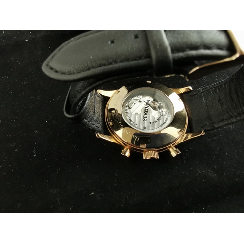 119 - As New Gents Sekonda Day Date Automatic Watch