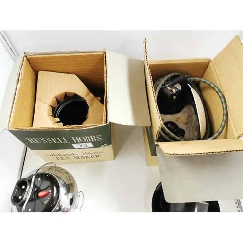 73 - Pair of Vintage Russell Hobbs Sets, Tea Maker & Morning Tea Set Complete