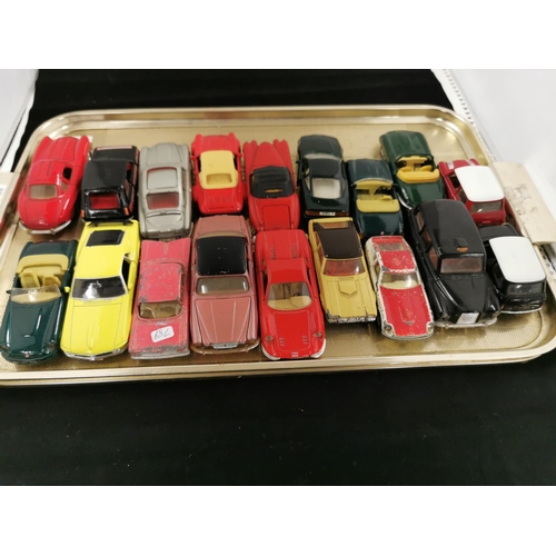 93 - Quantity of 18 Mid Range Scale Diecast Cars inc. Corgi & Maisto
