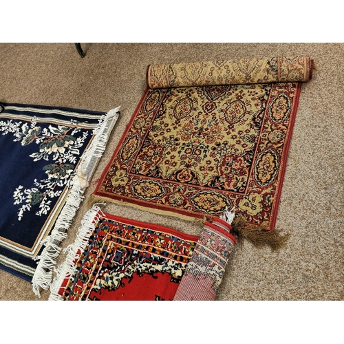 372 - Quantity Of Eight Various Rugs Inc One Vintage Middle Eastern