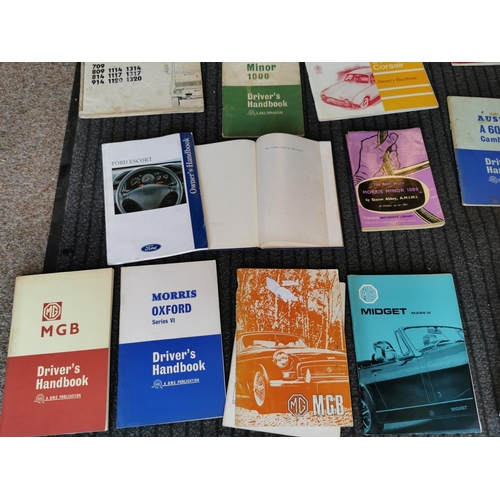 8 - Very Large Quantity Vintage Car Handbook/ Manuals