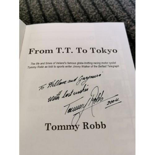 51 - Quantity Classic Bike Books and Ephemera Inc One Book Signed By Tommy Robb 125cc World Champion