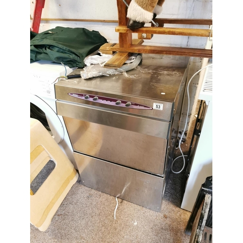 53 - Maidaid C500 Commercial Dishwasher / Glass Washer, 1 - 3 Minute Wash Cycle Known To Be Very Reliable