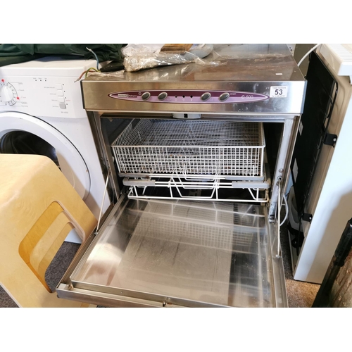 53 - Maidaid C500 Commercial Dishwasher / Glass Washer, 1 - 3 Minute Wash Cycle Known To Be Very Reliable