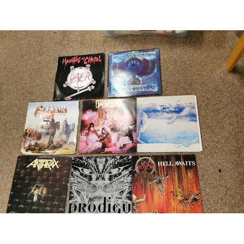 141 - Box Full Of Classic Hard Metal  Records Inc WASP, Manowar, Prodigy