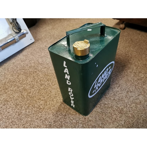 28 - Vintage Landrover Petrol Can With Original Lid That Has Been Restored