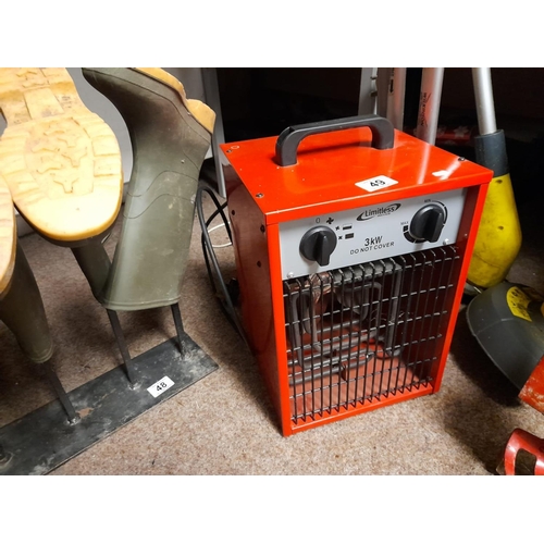 49 - 3kw Fan Heater Full Working Order