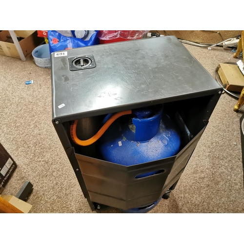 169 - Superser Gas Heater With Part Full Bottle Of Gas