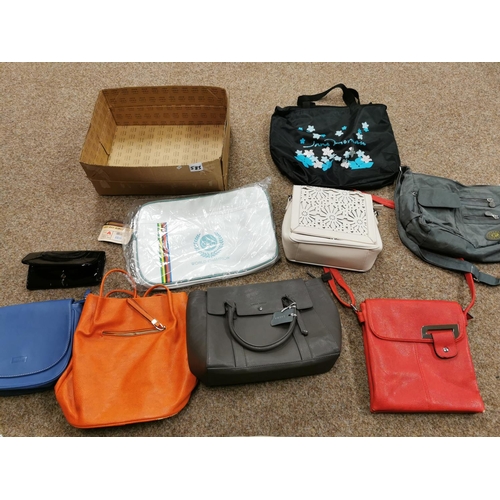 583 - Large Quantity Of Leather Handbags Inc Laura Ashley