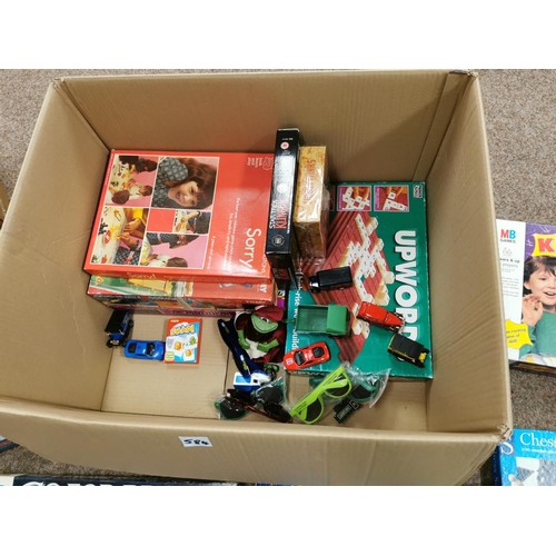 584 - Large Box Containing Large Quantity Of Board Games Etc