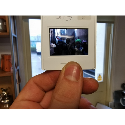 261 - Four Trays Containing A Large Quantity Of African Scenes With A Slide And Photo Scanner, Over 100 Sl... 